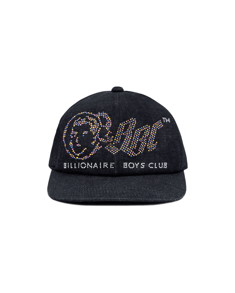 BBC20 OG Logo with Swarovski crystals Denim Fitted Hat