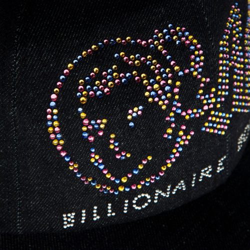 bbc20 og logo with swarovski r crystals denim fitted hat billionaire boys club exclusives 4