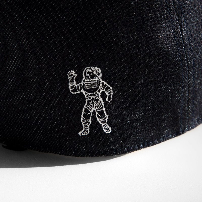 bbc20 og logo with swarovski r crystals denim fitted hat billionaire boys club exclusives 6