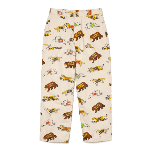 KAWS MADE ANIMAL PATTERNED PANTS - Human Made