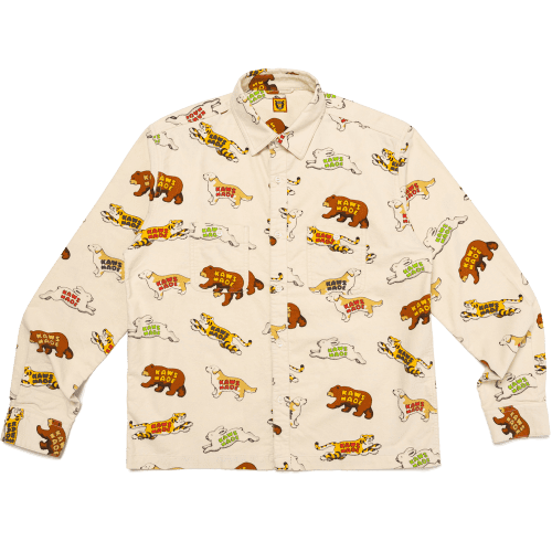 KAWS MADE ANIMAL PATTERNED SHIRT - Human Made