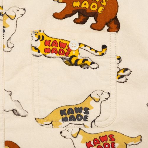 kaws made animal patterned shirt human made 3